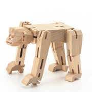 Modern Wooden Monkey Decor – Interactive Puzzle & Art Piece