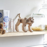 Modern Wooden Tiger Decor – Interactive Puzzle & Art Piece