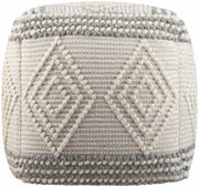 Murgon Cream W Wool Pouf