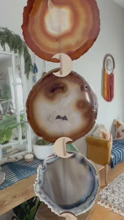 Umber Moon Agate Garland (Choose the One You Love)