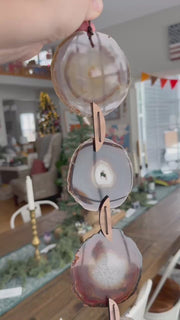 Moody Walnut Agate Garland (Choose the One You Love)