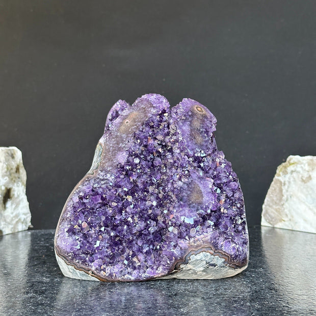 Unique Premium quality Amethyst, Rare find amethyst with stalactite