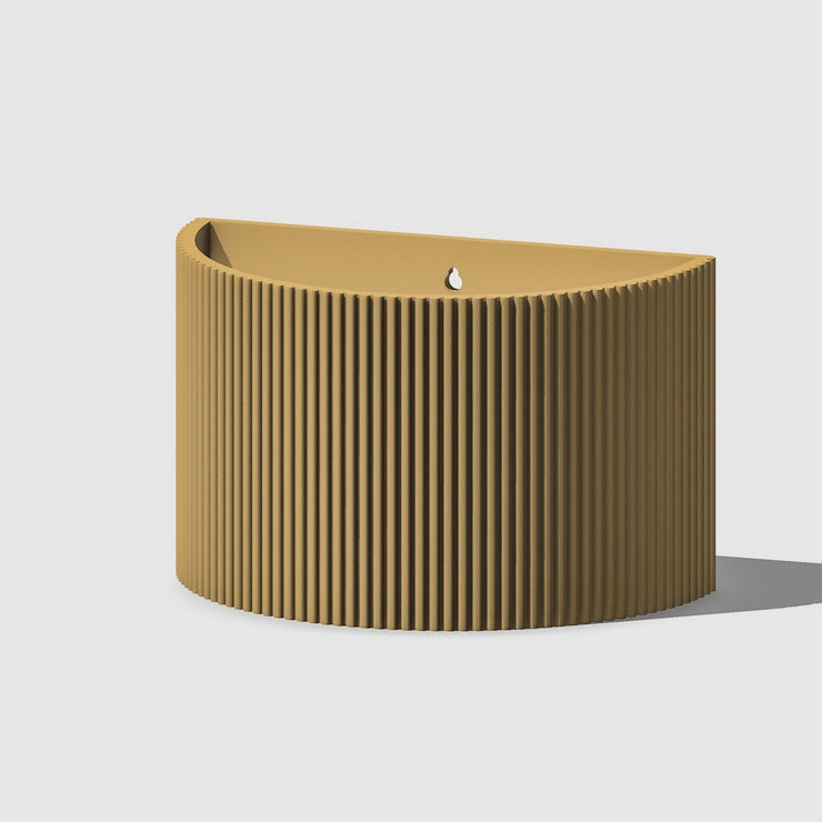 Ribbed Wall Planter