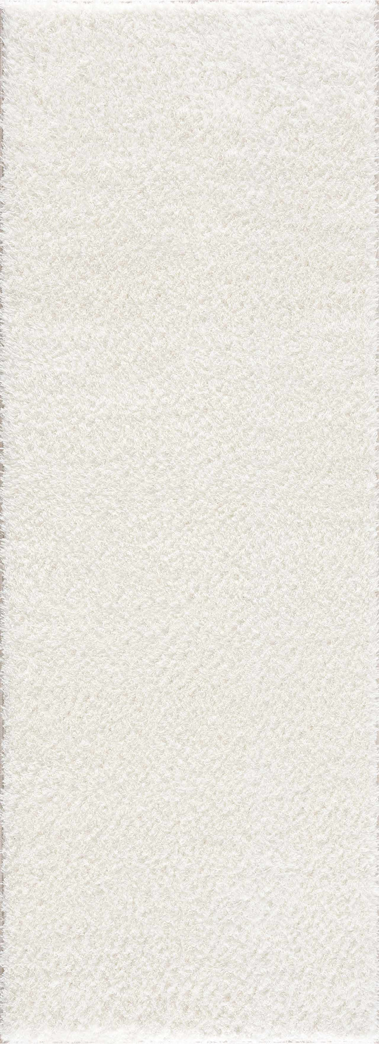 Heavenly Solid Cream Plush Rug