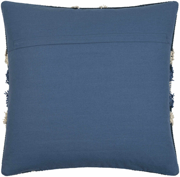 Shepardsville Navy Kilim Pattern Throw Pillow