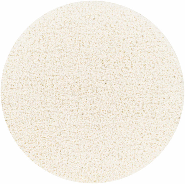 Siari Solid Cream Plush Rug