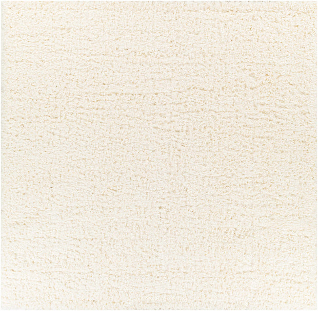 Siari Solid Cream Plush Rug