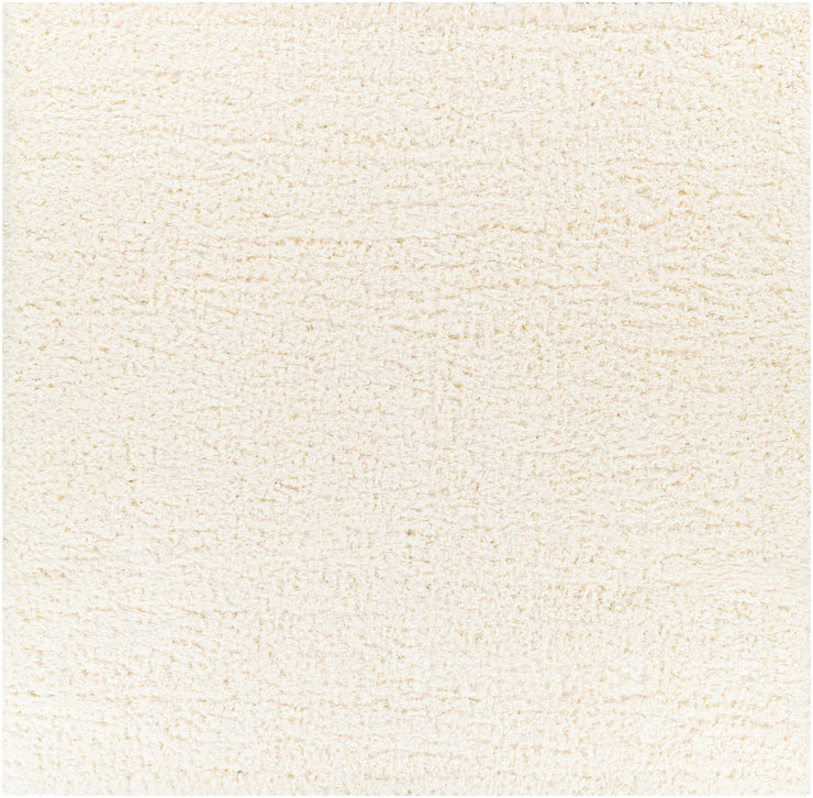 Siari Solid Cream Plush Rug