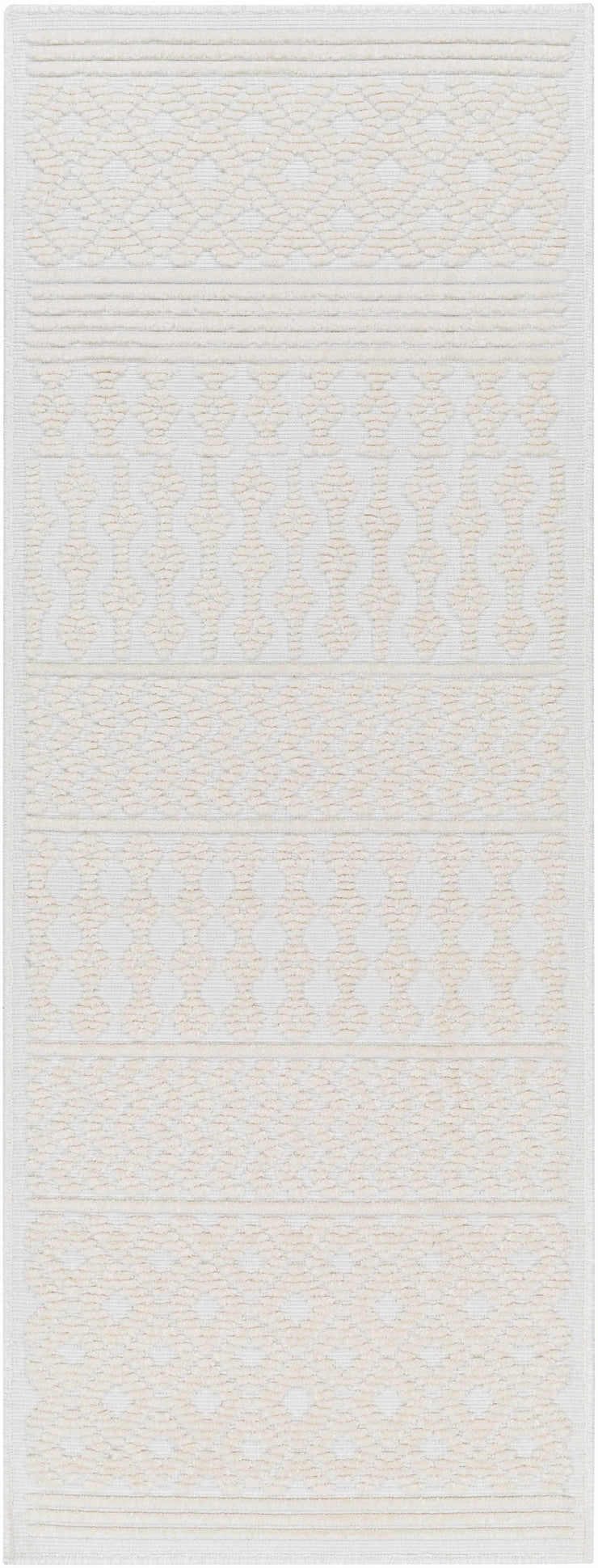 Drago White Washable Area Rug