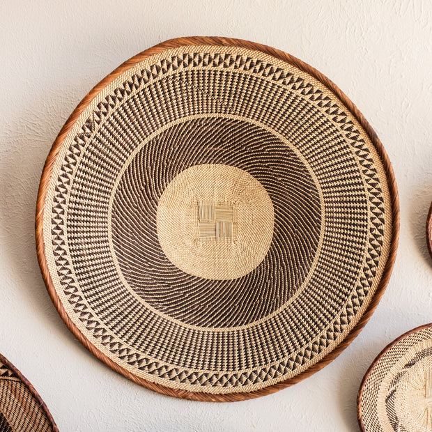 Statement Binga Patterned Wall Hanging Basket