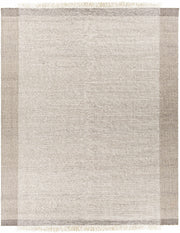 Joelle Beige Grid Wool Rug