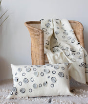Waterlily Oversized Merino Wool Lumbar Throw Pillow
