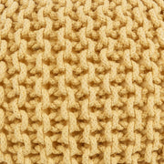 Yablanitsa Orange Knitted Pouf