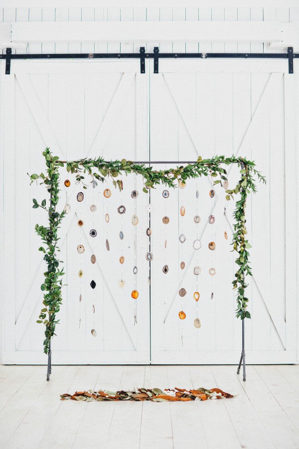 Wedding Arch Agate Garlands - Mod North & Co.