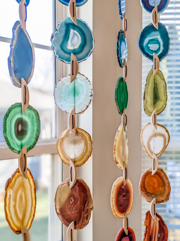 Chakra/Rainbow Agate Garland Custom Garland Mod North & Co.