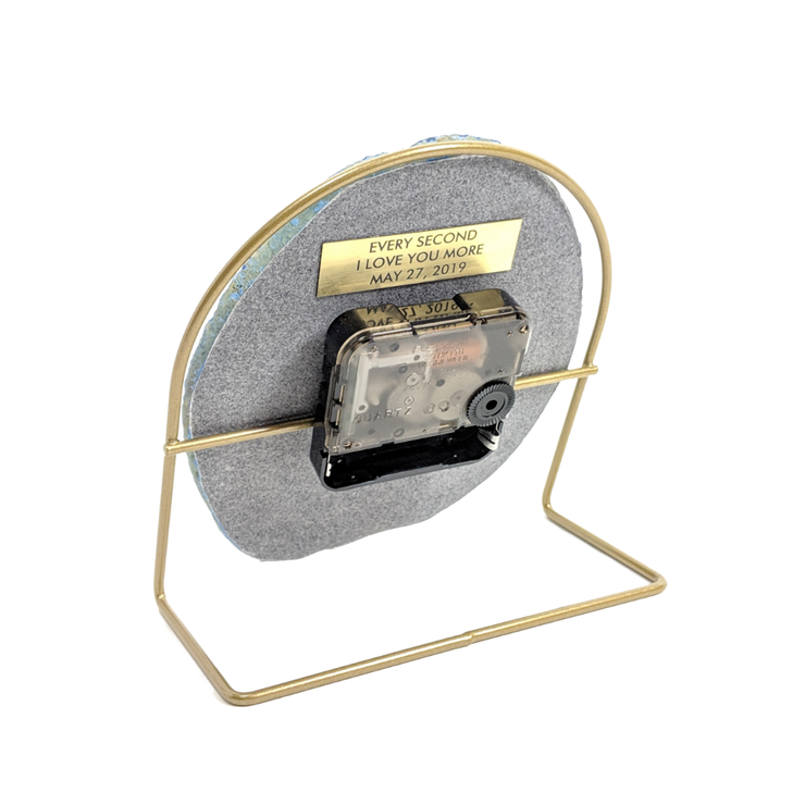 Personalized Engraving | Add-On | For Desk or Wall Clocks Engraving Mod North & Co.