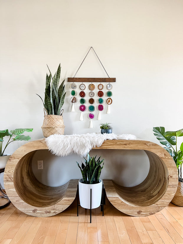 Uma Agate Wall Hanging | Bohemian Uma Wall Hanging Mod North & Co.