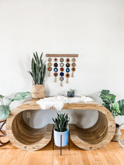 Uma Agate Wall Hanging | Denim Uma Wall Hanging Mod North & Co.