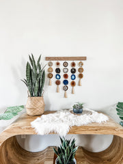 Uma Agate Wall Hanging | Denim Uma Wall Hanging Mod North & Co.