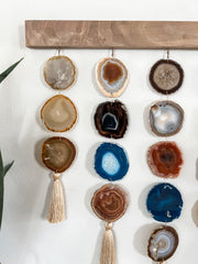 Uma Agate Wall Hanging | Denim Uma Wall Hanging Mod North & Co.