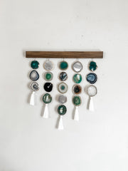 Uma Agate Wall Hanging | Forest Glam Garland Mod North & Co.