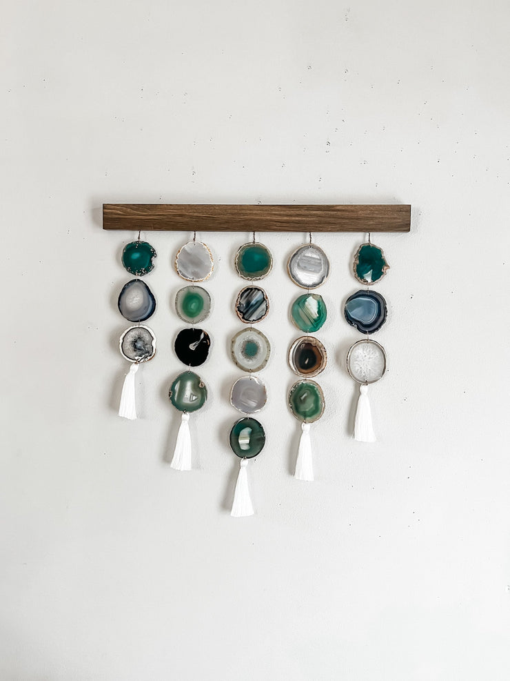 Uma Agate Wall Hanging | Forest Glam Garland Mod North & Co.