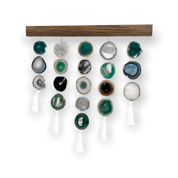 Uma Agate Wall Hanging | Forest Glam Garland Mod North & Co.