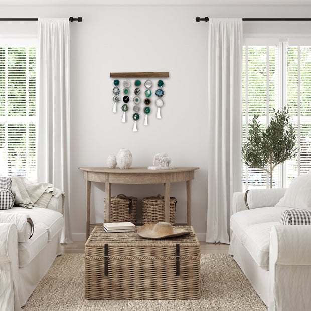 Uma Agate Wall Hanging | Forest Glam Garland Mod North & Co.