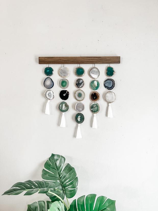 Uma Agate Wall Hanging | Forest Glam Garland Mod North & Co.