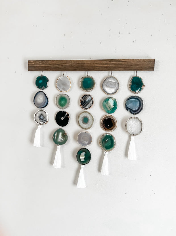 Uma Agate Wall Hanging | Forest Glam Garland Mod North & Co.