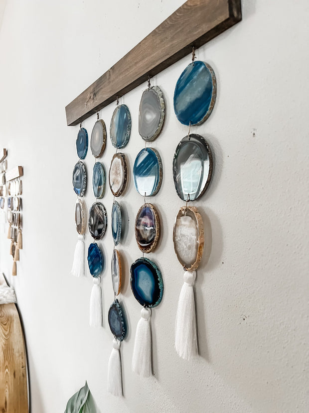 Uma Agate Wall Hanging | Ocean Glam Garland Mod North & Co.