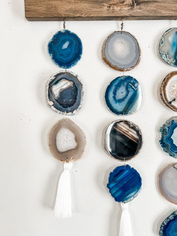 Uma Agate Wall Hanging | Ocean Glam Garland Mod North & Co.