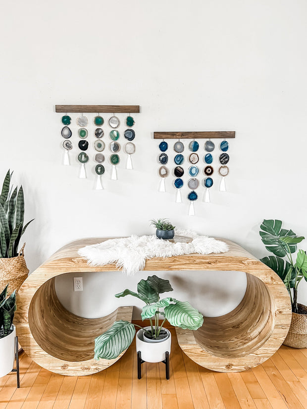 Uma Agate Wall Hanging | Ocean Glam Garland Mod North & Co.