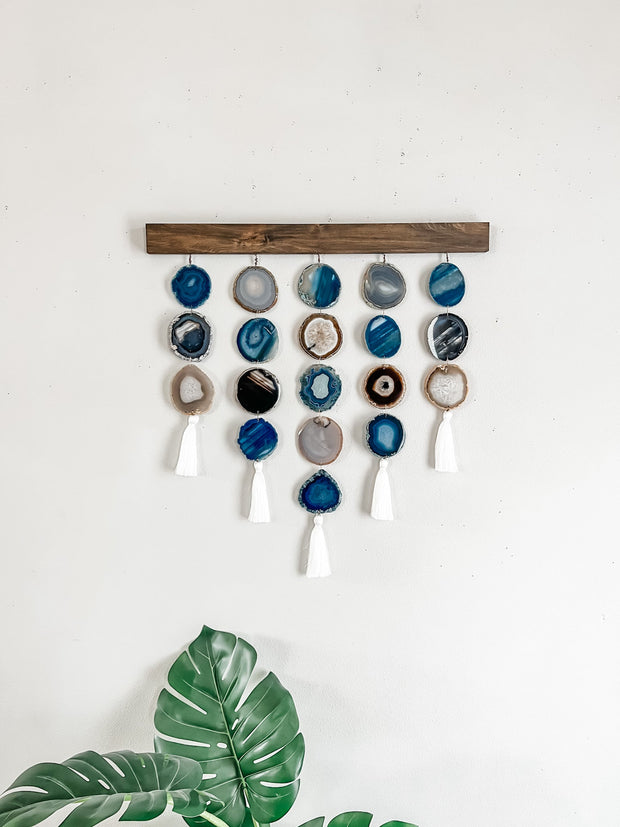 Uma Agate Wall Hanging | Ocean Glam Garland Mod North & Co.