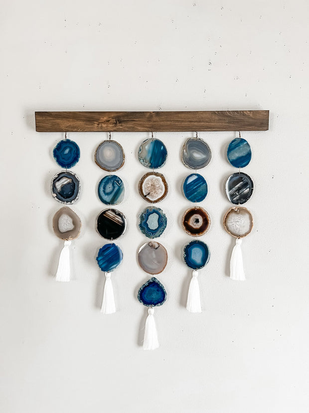 Uma Agate Wall Hanging | Ocean Glam Garland Mod North & Co.