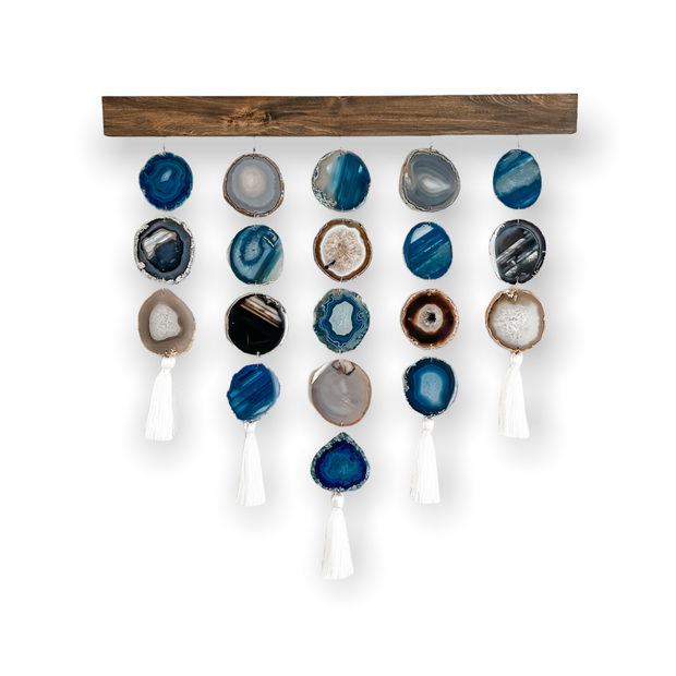 Uma Agate Wall Hanging | Ocean Glam Garland Mod North & Co.