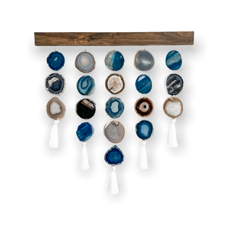 Uma Agate Wall Hanging | Ocean Glam Garland Mod North & Co.