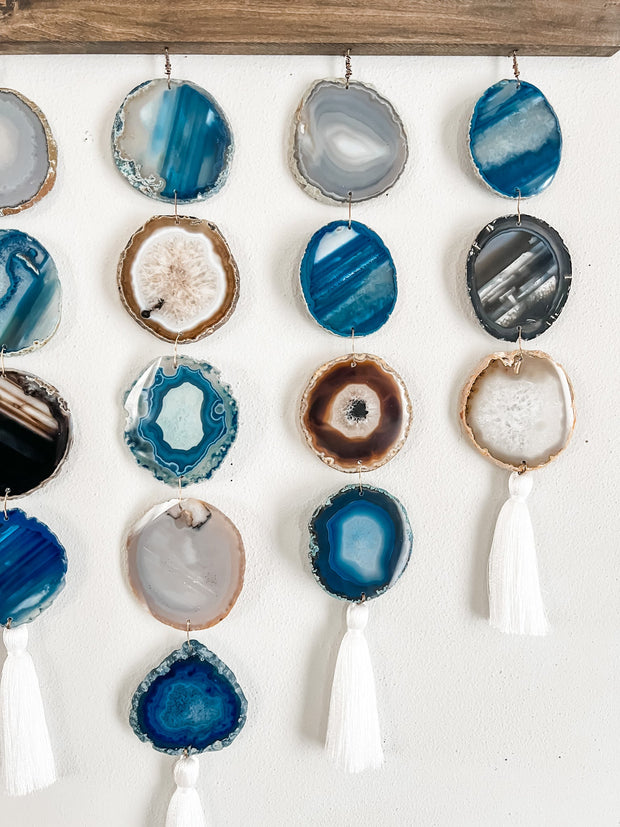 Uma Agate Wall Hanging | Ocean Glam Garland Mod North & Co.